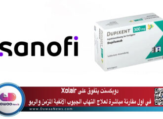 دوبكسنت يتفوق على Xolair في أول مقارنة مباشرة لعلاج التهاب الجيوب الأنفية المزمن والربو