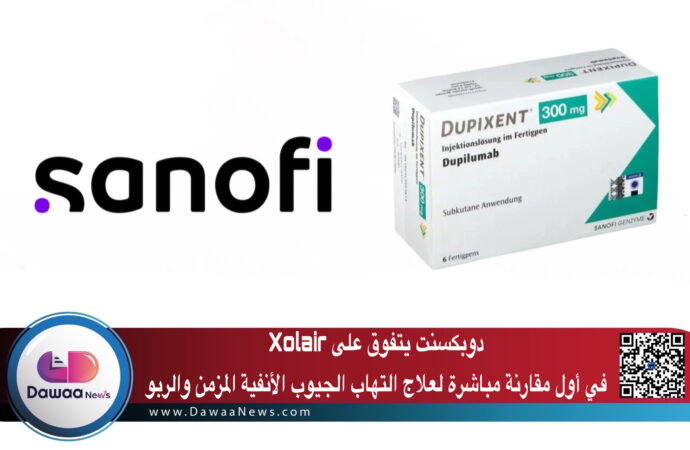 دوبكسنت يتفوق على Xolair في أول مقارنة مباشرة لعلاج التهاب الجيوب الأنفية المزمن والربو