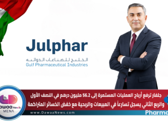 جلفار ترفع أرباح العمليات المستمرة إلى 56.2 مليون درهم في النصف الأول والربع الثاني يسجل تسارعاً في المبيعات والربحية مع خفض الخسائر المتراكمة